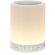 Колонка Bluetooth Neo с встроенной лампой, White (M12007)