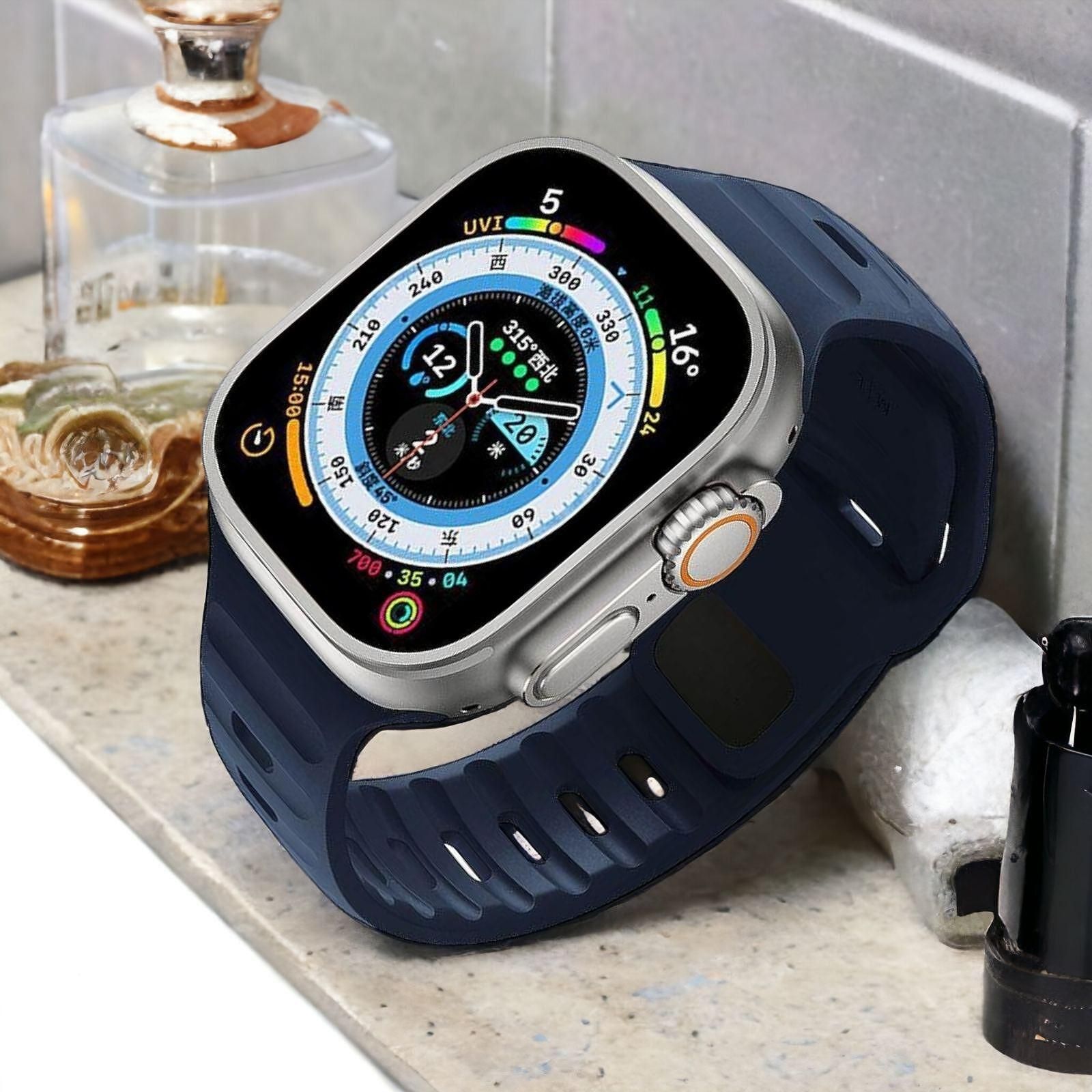 Каишка tech protect icon line за apple watch ultra/ ultra 2 blue