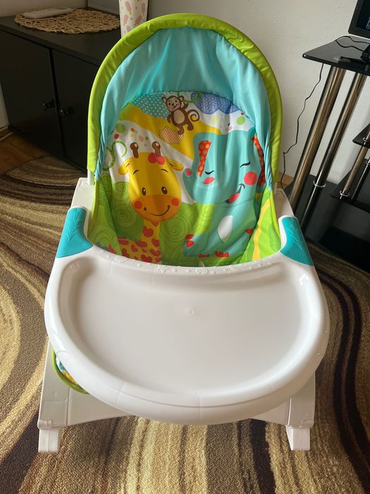 Бебешки шезлонг и люлеещо столче 3 в 1 Fisher Price