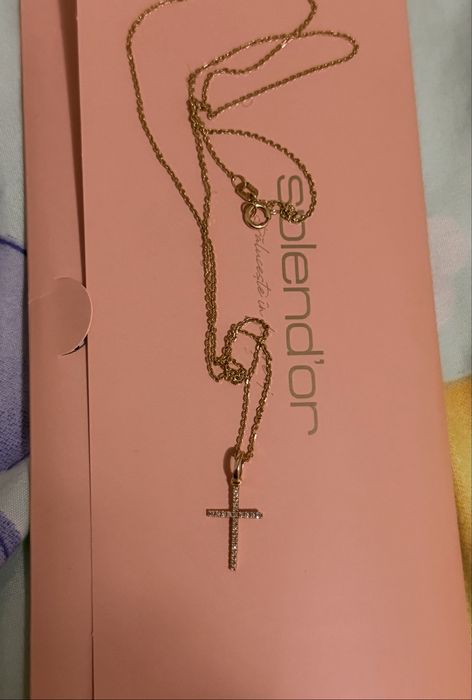 Lant de aur cu diamante