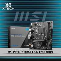 Материнская плата MSI PRO H610M-E LGA 1700 DDR4