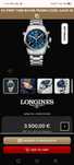 Longines Spirit Chronograph 
L3.820.4.93.6 original la cutie cu acte