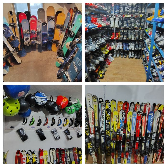 Schiuri Clăpari Placi de Snowboard Boots Căști Bete Ochelari Cagule