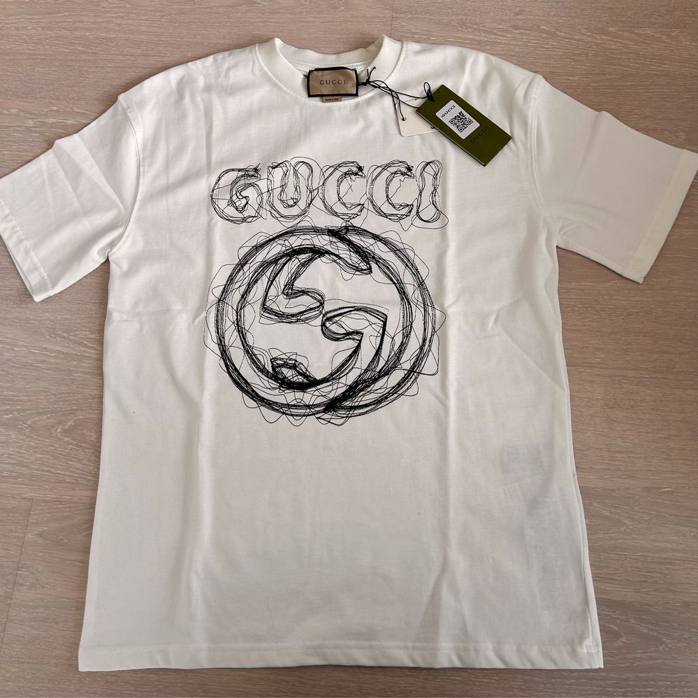 100 % Памук Тениска Gucci