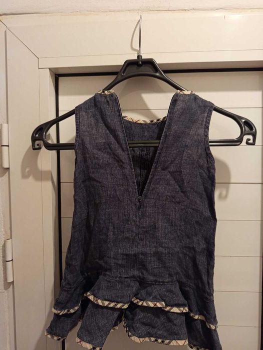 Оригинална детска рокля Burberry - размер 92