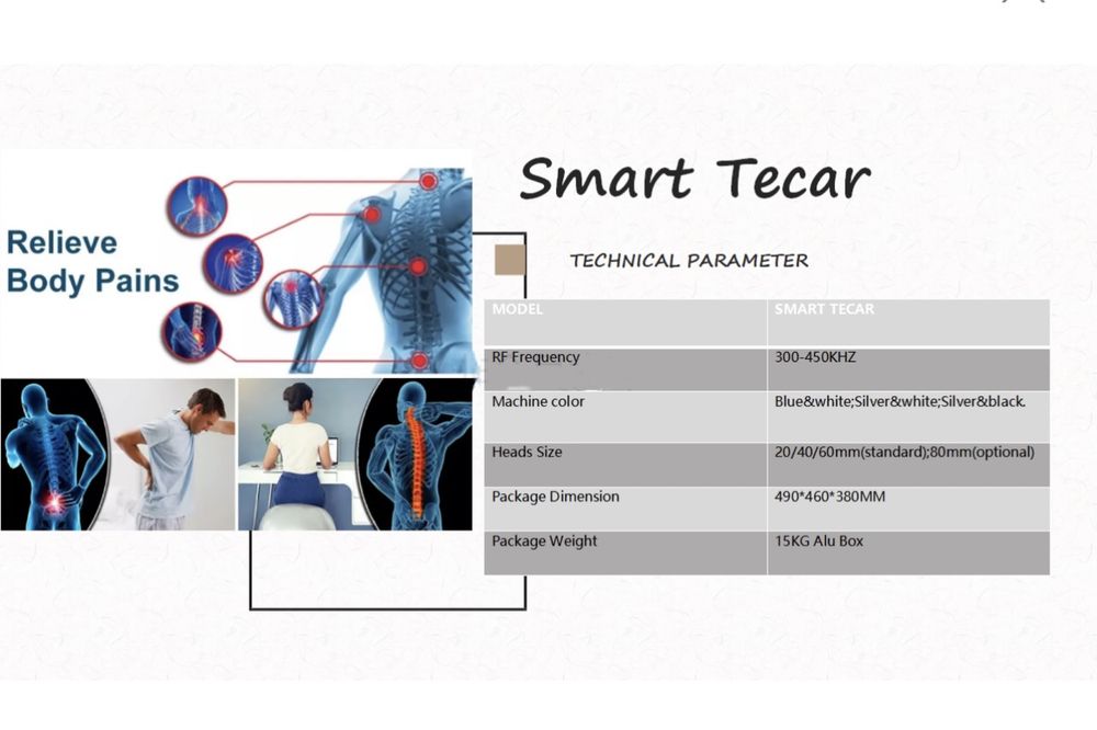 Aparat Terapie Smart Tecar 448khz CET RET, fizioterapie
