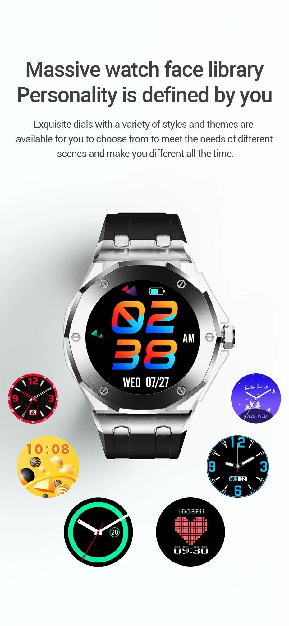 Умные Смарт-Часы Hoco Y13 Smart Watch HUBLOT дизайн