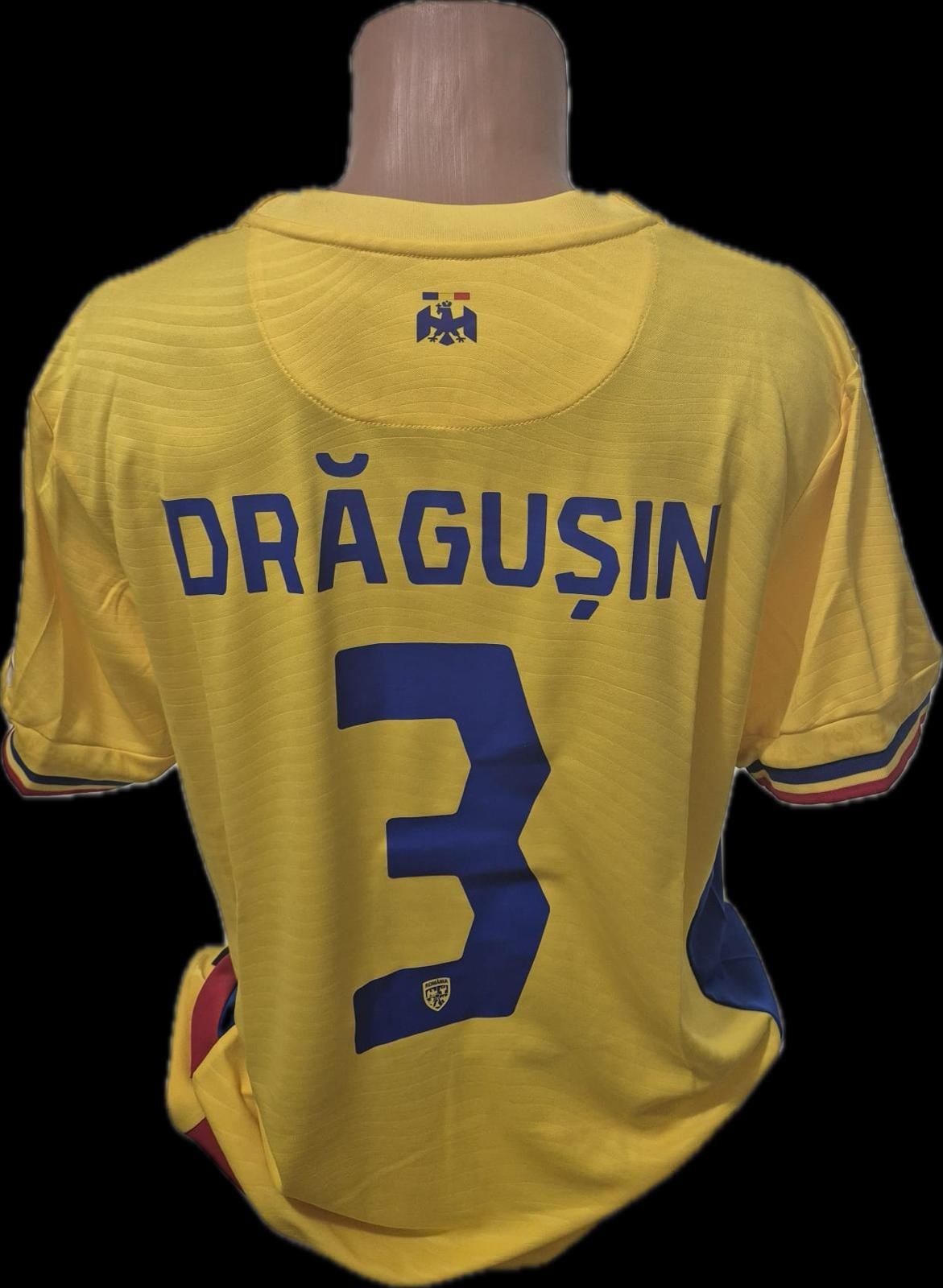 Tricou fotbal România mărime XL Drăgușin
