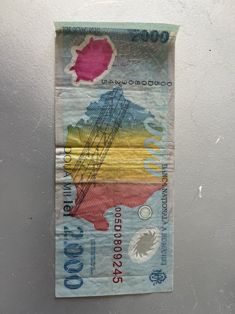 Bancnote 2000 lei vechi
