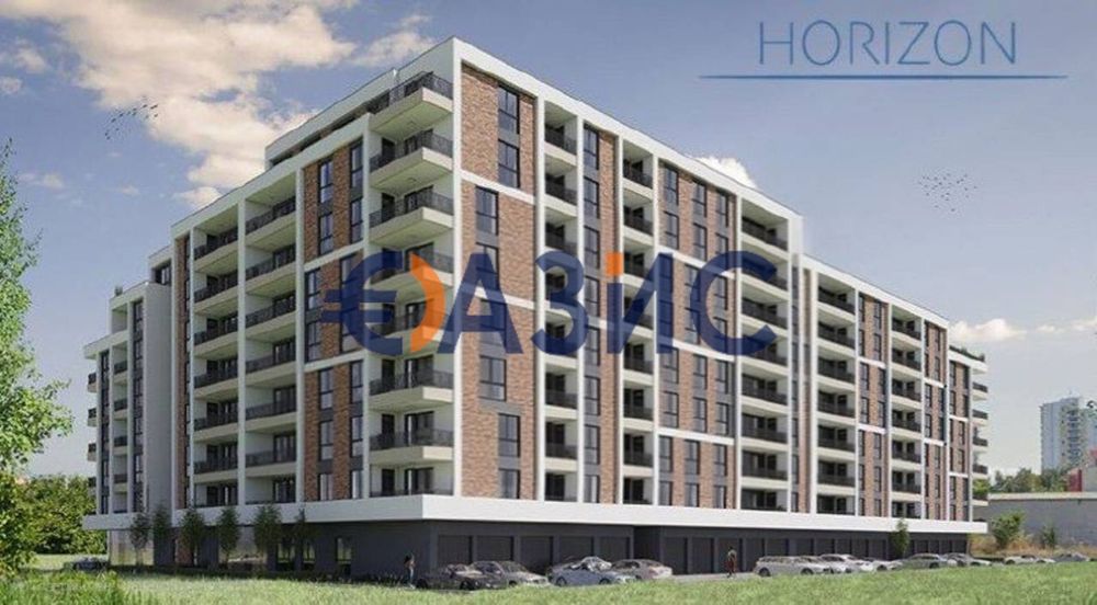 Апартамент с 1 спалня в комплекс "Хоризонт", Бургас, България, 64.52