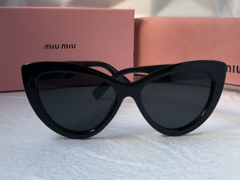 Дамски слънчеви очила котка 2 цвята черни