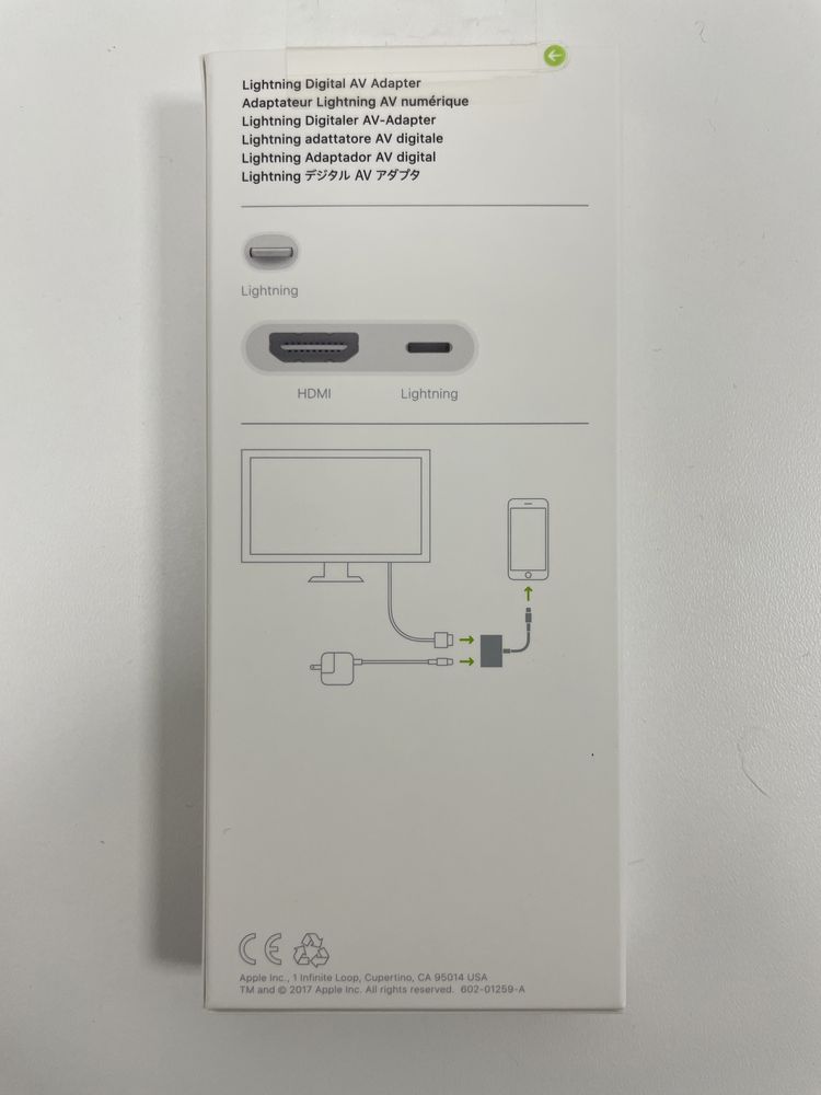 Adaptor lightning to HDMI original Apple MD826ZM/A nou sigilat