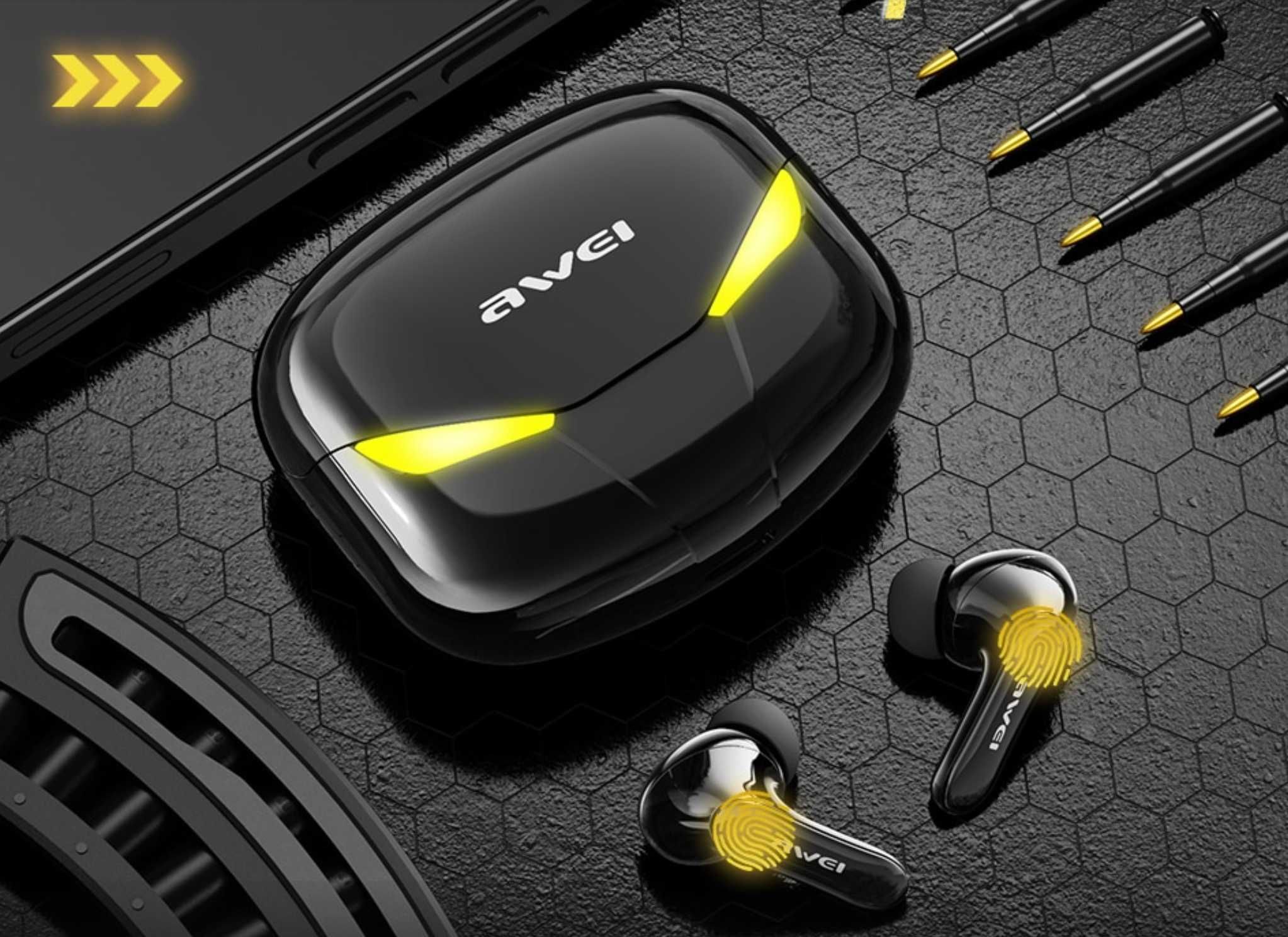 ДОСТАВКА! AWEI T35 Игровые Наушники Bluetooth Gaming TWS earphone