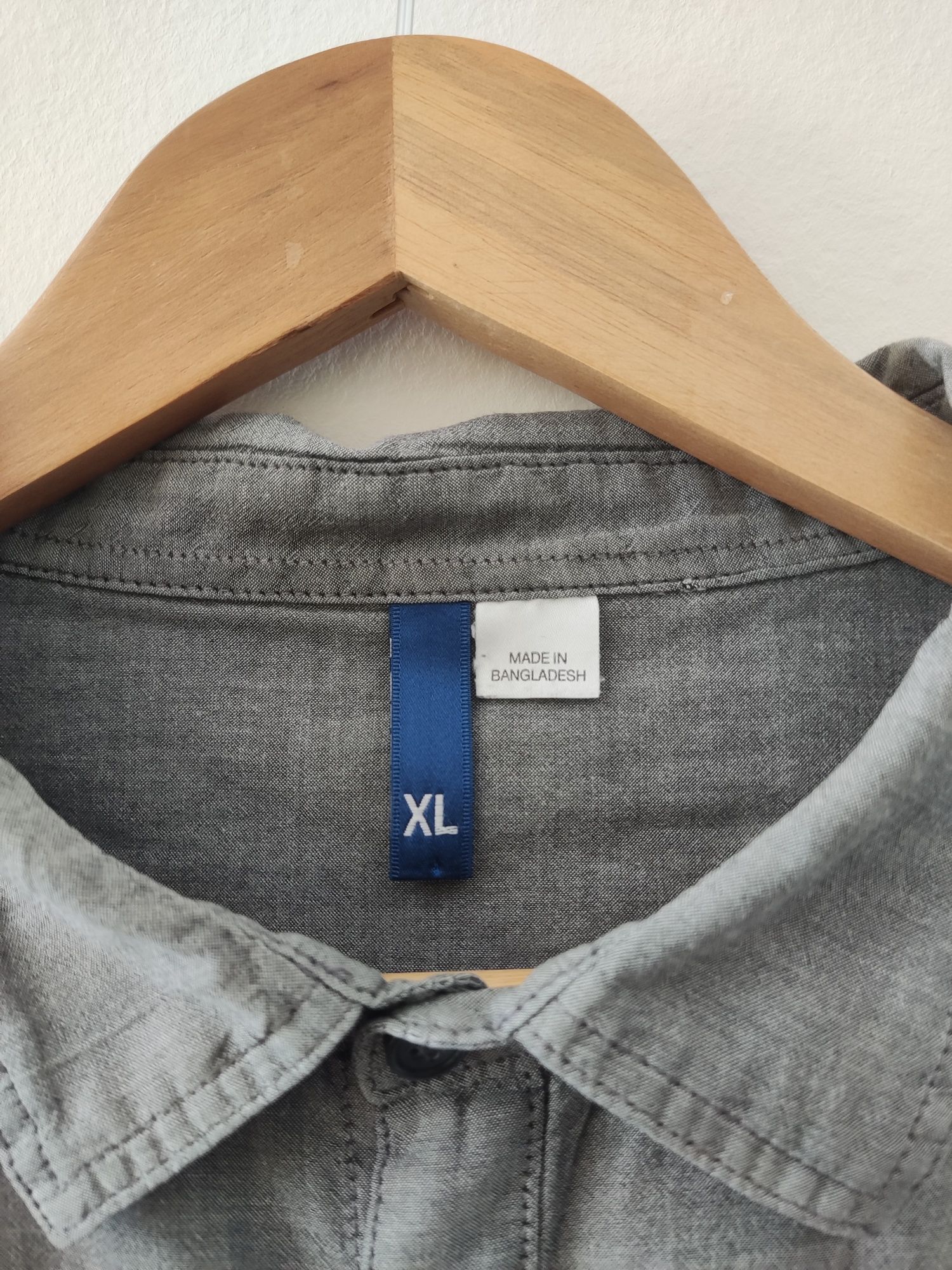 Мъжка риза XL от тънък памук на H&M