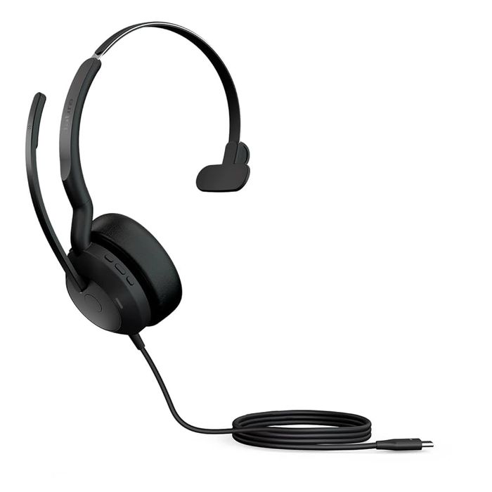 Căști Jabra Evolve2 50 cu fir, mono, cu tehnologie Air Comfort