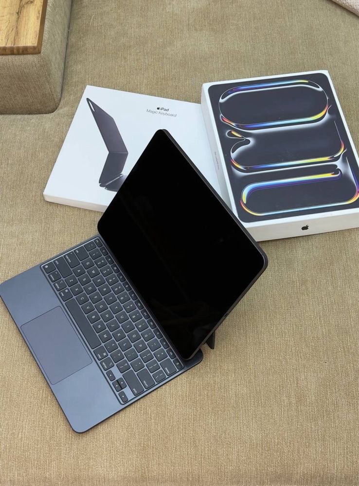 Ipad 13 pro M4 2024 yangidek + Magic keyboard + Apple pencil Pro Full