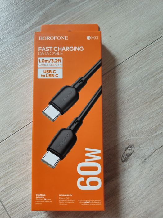 Cablu Date si Incarcare USB-C - USB-C Borofone