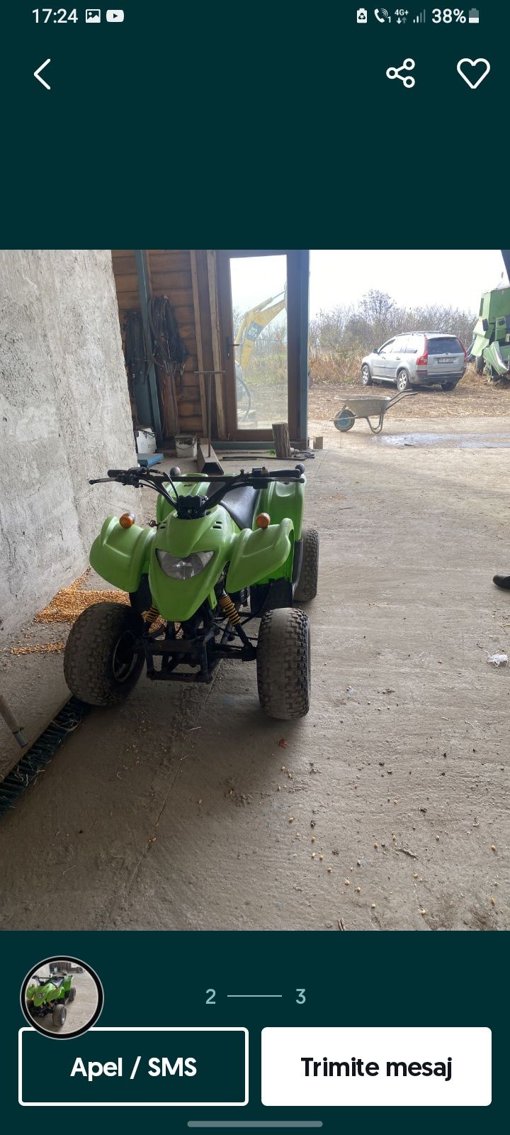 vând. atv sau scimb pe un cross
