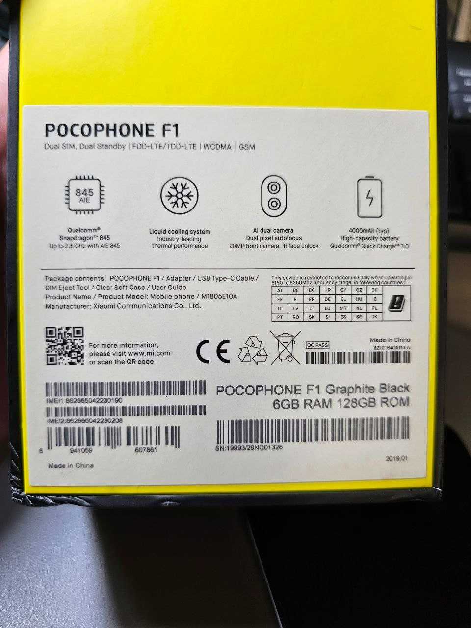 Продам СВОЙ PocoPhone F1 6/128 GB