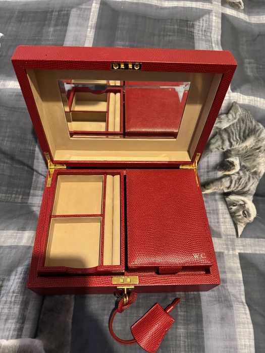 Cutie pentru bijuterii: Smythson of Bond Street Luxury Jewelry Box - E