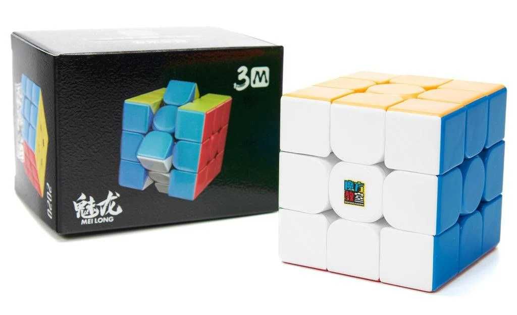 Cub Rubik 3x3 Magnetic NOU | MoYu Meilong 3M Stickerless!