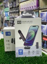 Петличка петличный микрофон беспроводной K8 для Iphone и андроид