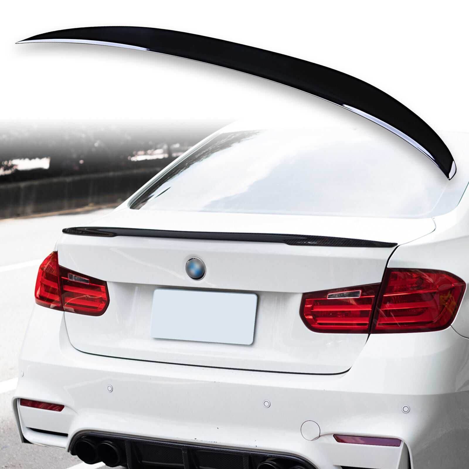 Лип спойлер багажник BMW F30 3 серия lip spoiler M бмв ф30 p style