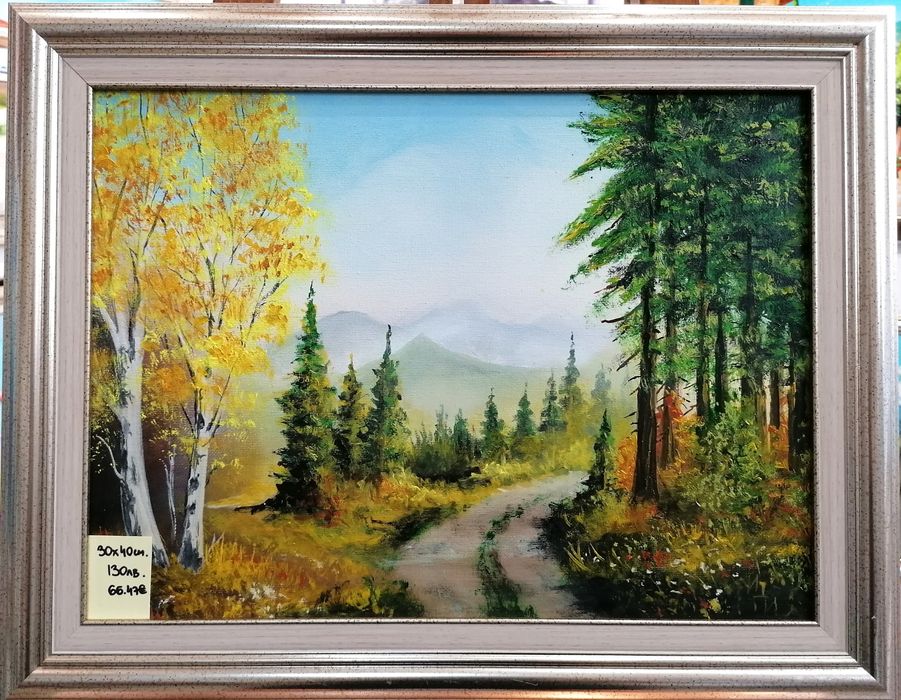 9бр.картини с маслени бои