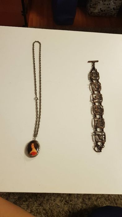 Vand colier antic si bratara