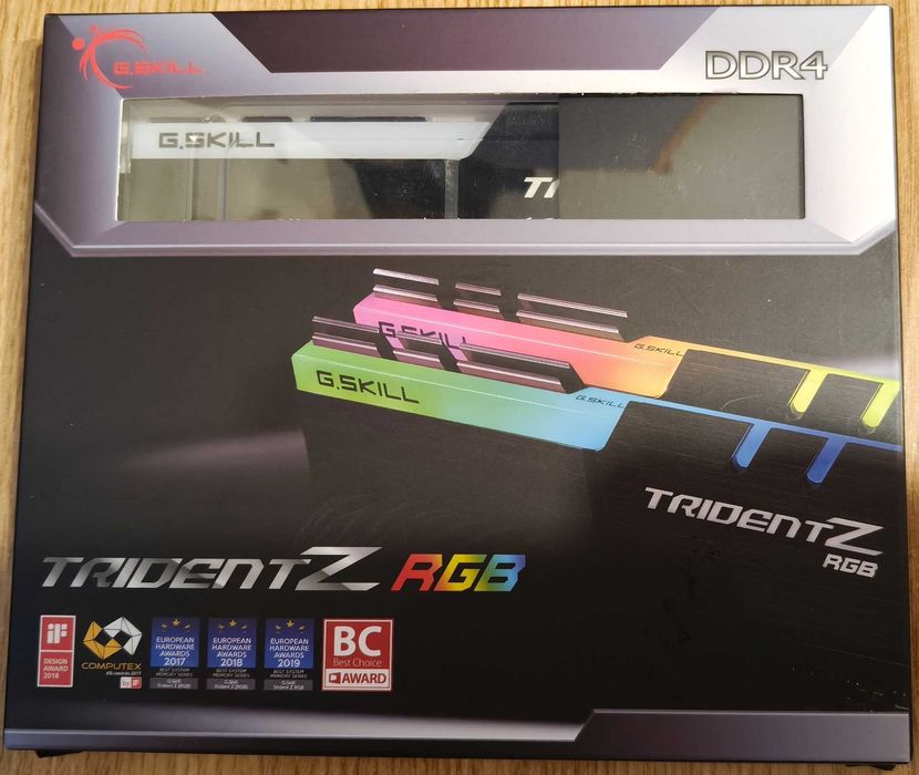 Ram G.Skill Trident Z RGB, 2x16GB, DDR4, 3600MHz, CL18