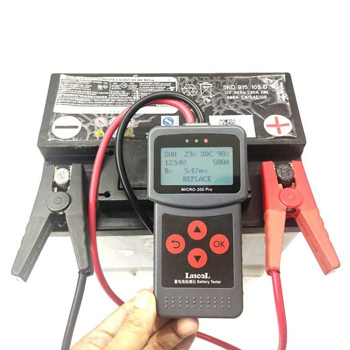 Цифров тестер за акумулатор (товарна вилка) LancoL Micro-200 Pro
