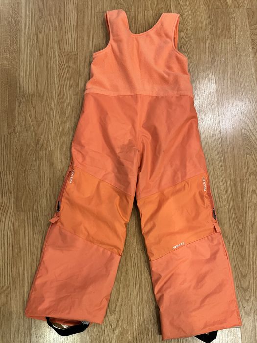 Salopeta ski Piste 500 Wedze orange 105-124cm (5-6 ani)