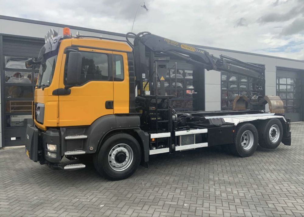 MAN TGS 26.360 6x4 PALFINGER кран кабелна система