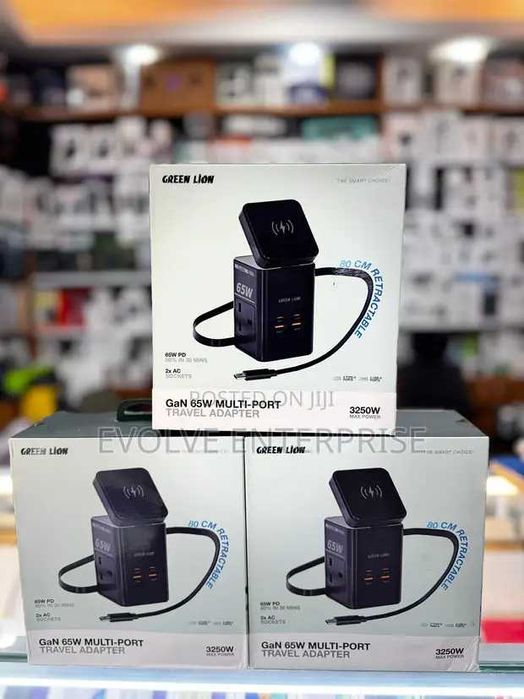 Green Lion 65W Max Power 3250W — Универсальный Адаптер. Есть доставка