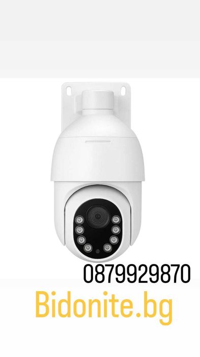 Външна Wi-Fi PTZ камера за видеонаблюдение – Full HD, IR нощно виждане