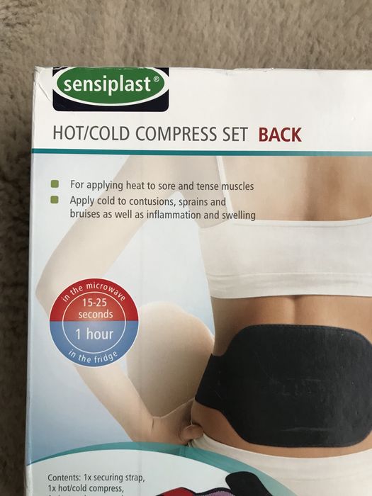 Compresa Sensiplast spate/gat,brau cald,centura