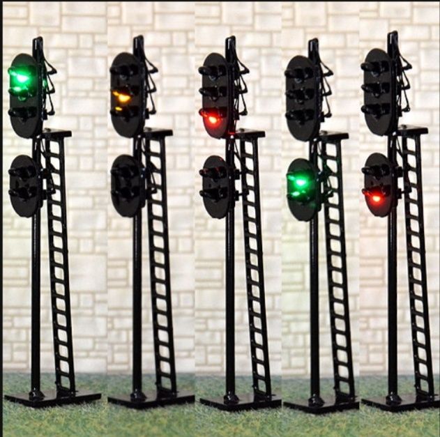 Semnale luminoase CFR/Semafoare, macheta trenulețe electrice HO 1:87