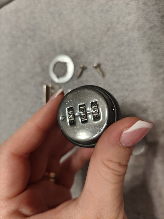 Yală cu Cifru pentru Sertare și Dulapuri, 25 mm, Negru