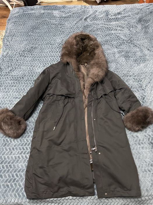 Парка женская мех писец