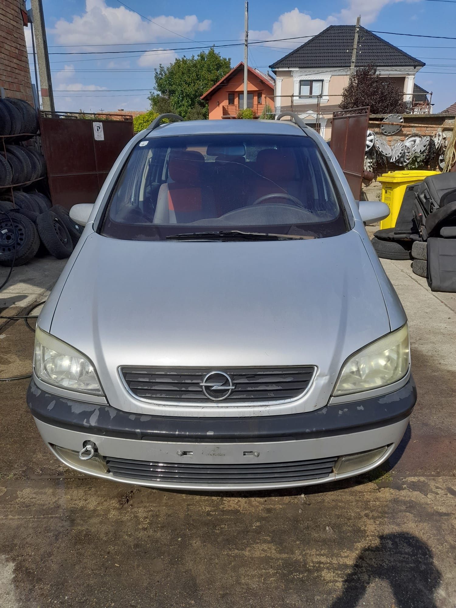 Bara fata Opel Zafira A argintiu