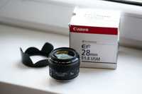 объектив Canon EF 28mm f/1.8 USM