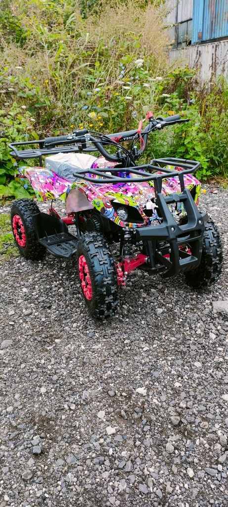 Mini Atv Quad adus din Germania pentru copii cu motor pe benzina 50 cc