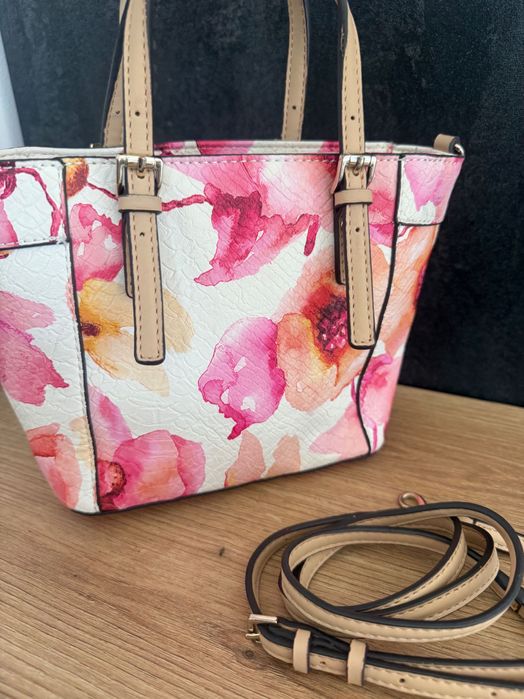 Guess floral чанта
