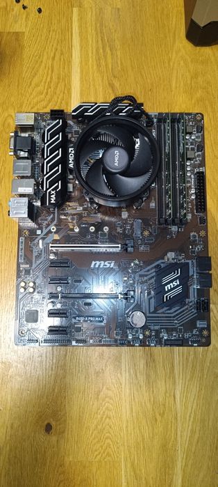 MSI B450-A Pro + процесор