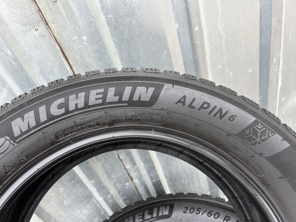 4 anvelope 205/60 R17 Michelin Alpin 6, 6.5mm profil ramas, DOT 2020