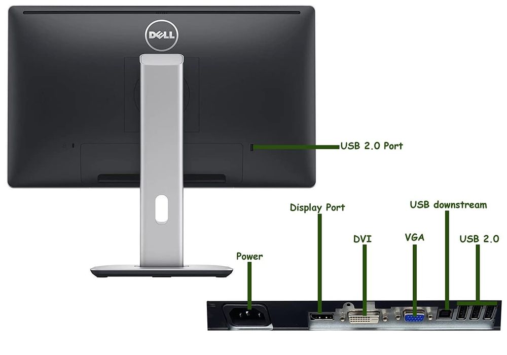 Monitor Dell P2014HT Widescreen 20 inch LED Monitor, VGA