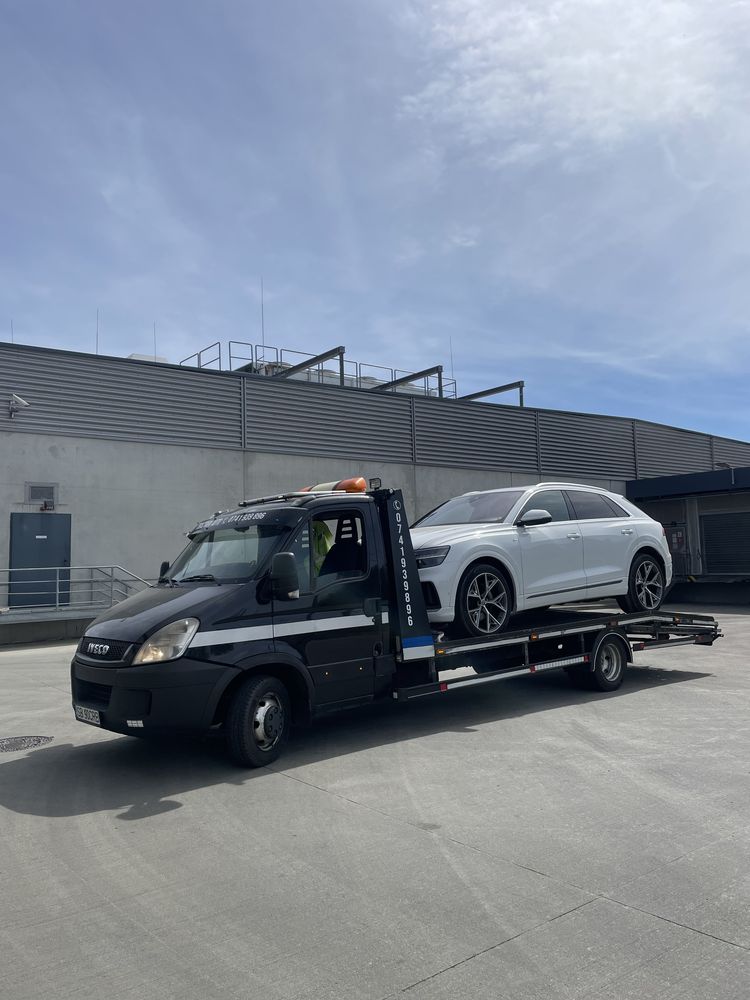 Tractari Auto Sibiu Asistenta Rutiera A1 Platforma Transport Utilaje