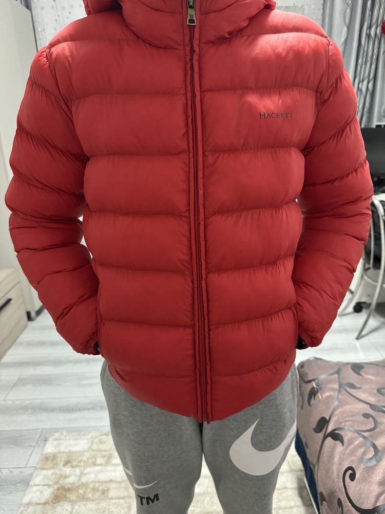 Jachetă Hackett London - Roșu - Copii - 10-12 ani - 135-150cm inaltime