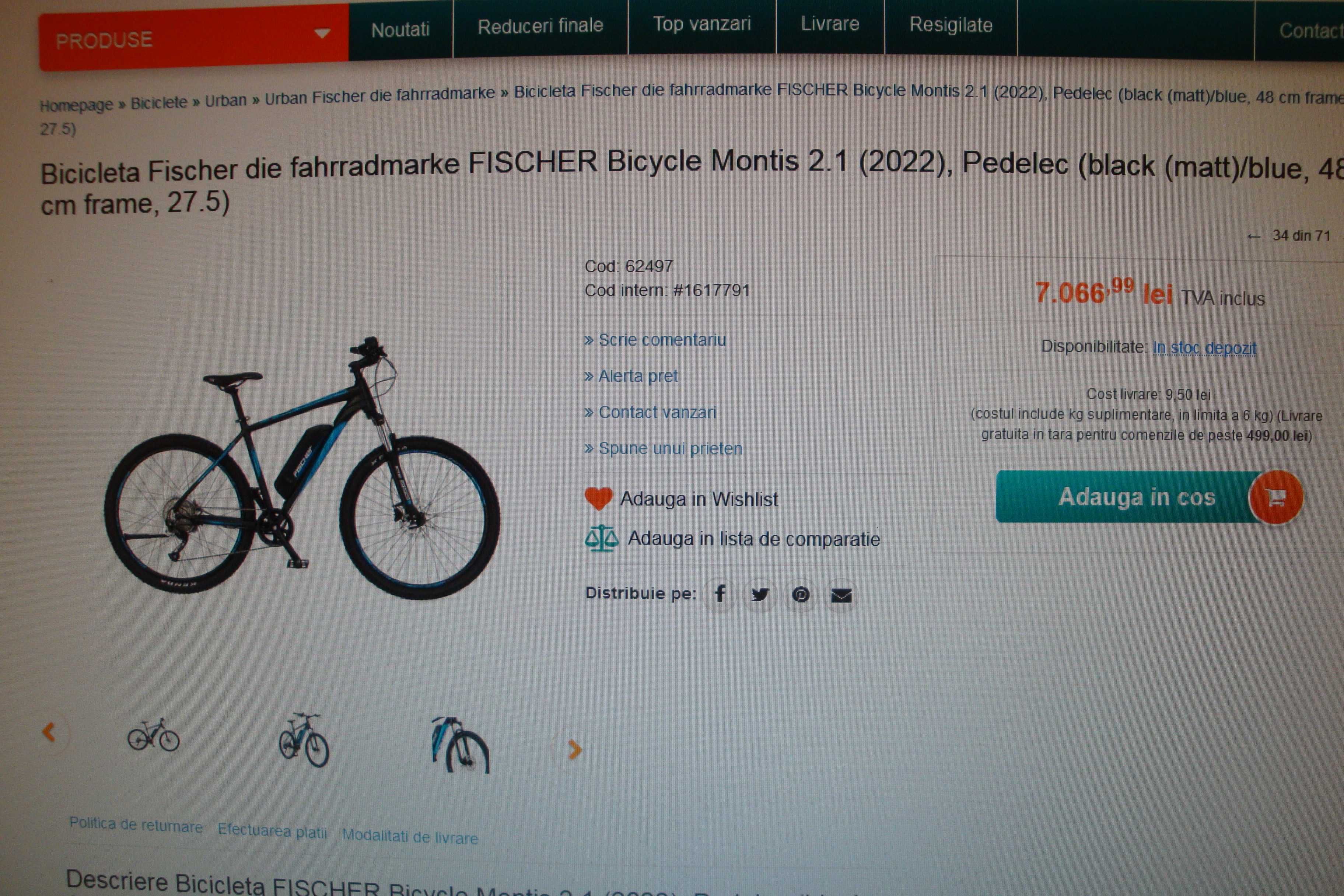 bicicleta electrica Fischer Montis 2.1 pedelec motor bafang 2022