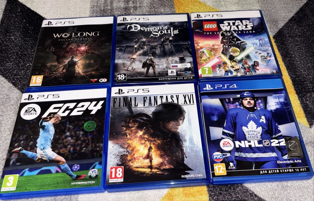 Продам игры на playstation 5